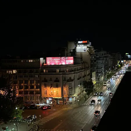Cozy Wood Themed Studio Sky Bar Free Minibar Bucarest Extérieur photo